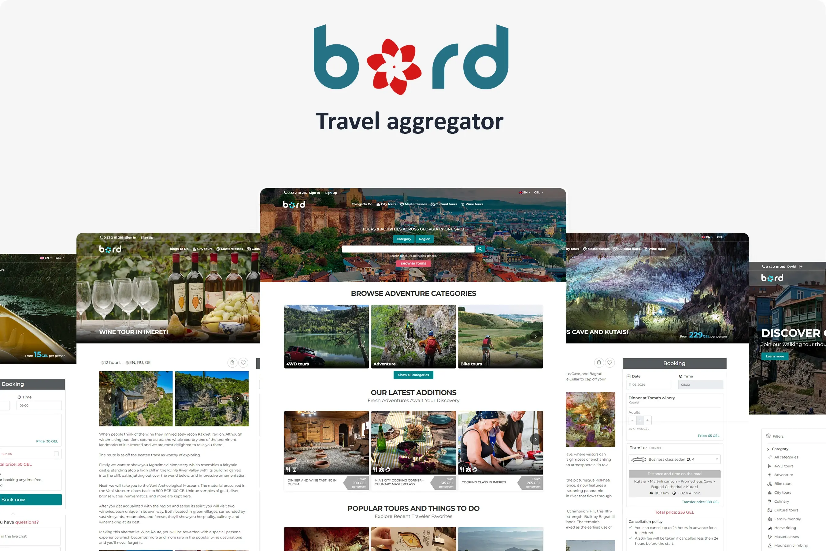 BORD Travel Aggregator